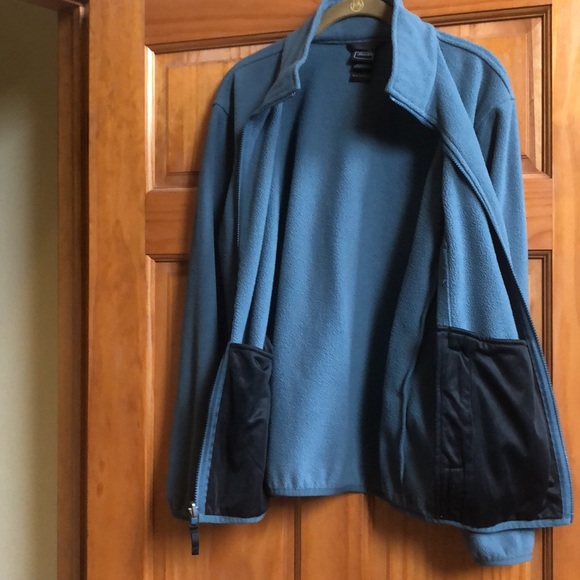 Youth Boys XL 18 20 TNF THE NORTH FACE Fleece Jacket Slate Blue Gray - Picture 8 of 8